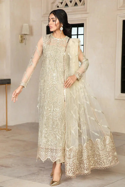 Zarif | Gulzaar Festive Chiffon 22 | Daisy - Pakistani Designer Dress - by Zarif | Type: Formal - 100% Original at Saira Sultan