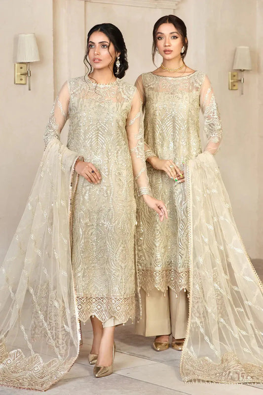 Zarif | Gulzaar Festive Chiffon 22 | Daisy - Pakistani Designer Dress - by Zarif | Type: Formal - 100% Original at Saira Sultan