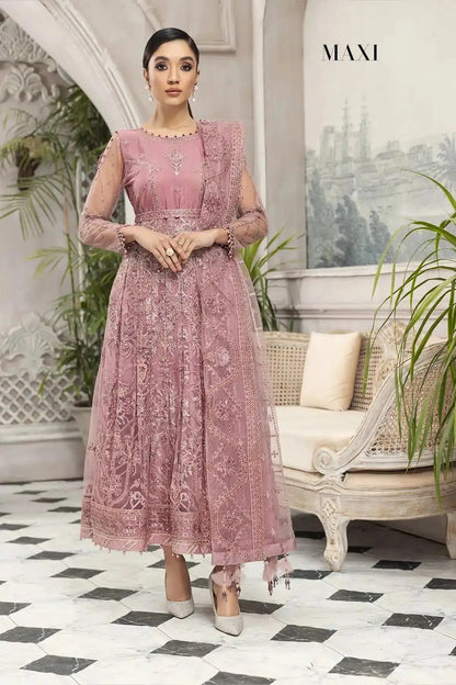 Alizeh | Embroidered Chiffon | Mahpera - Pakistani Designer Dress - by Alizeh | Type: Formal - 100% Original at Saira Sultan
