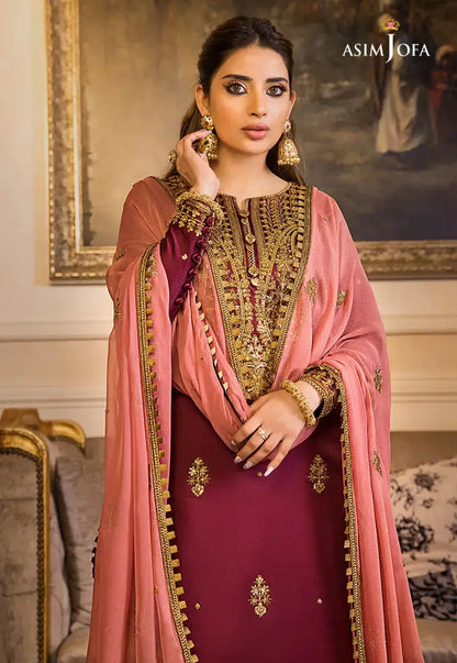 Asim Jofa | Maahru and Noori Collection23 | AJSM-15 - Pakistani Designer Dress - by Asim Jofa | Type: Formal - 100% Original at Saira Sultan