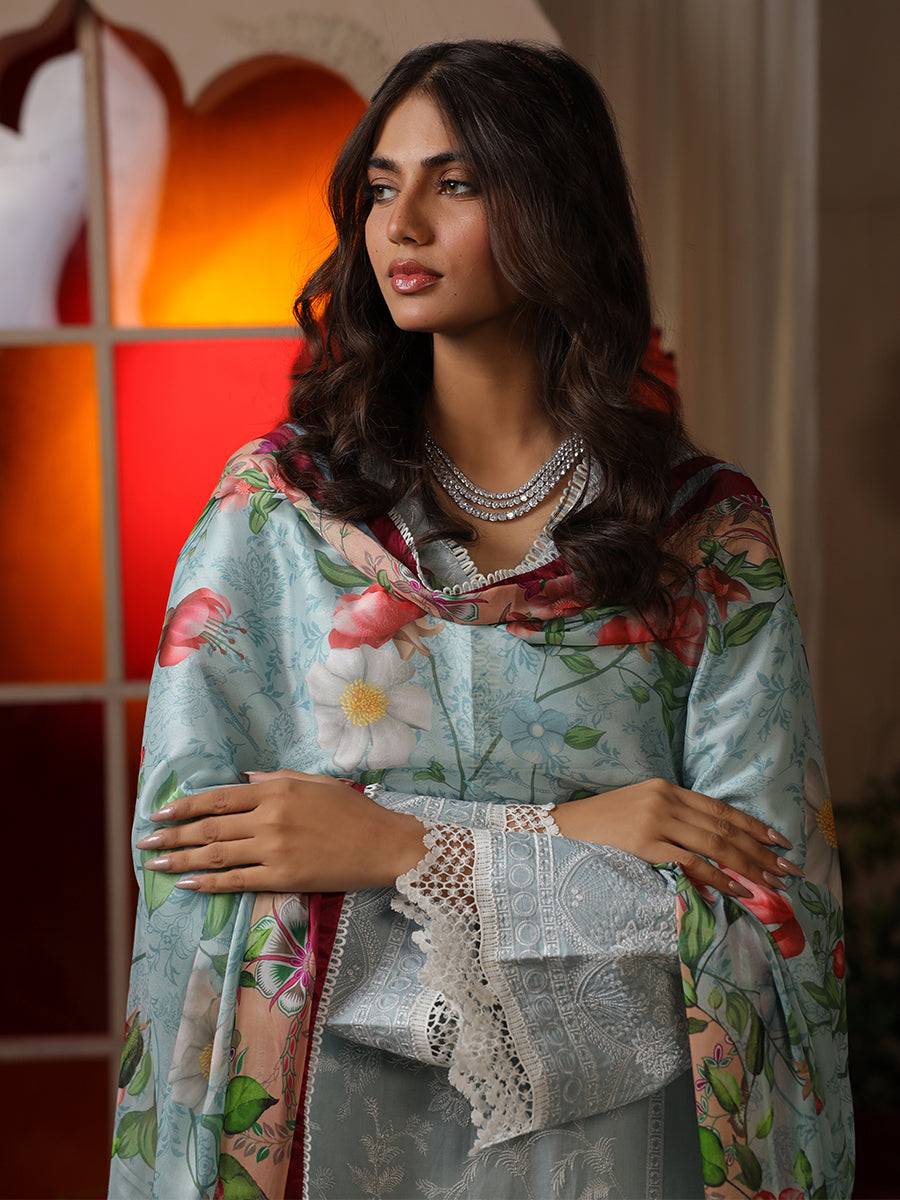Salitex | Eid Edition | D08 - Pakistani Designer Dress - by Salitex | Type: Luxury - 100% Original at Saira Sultan