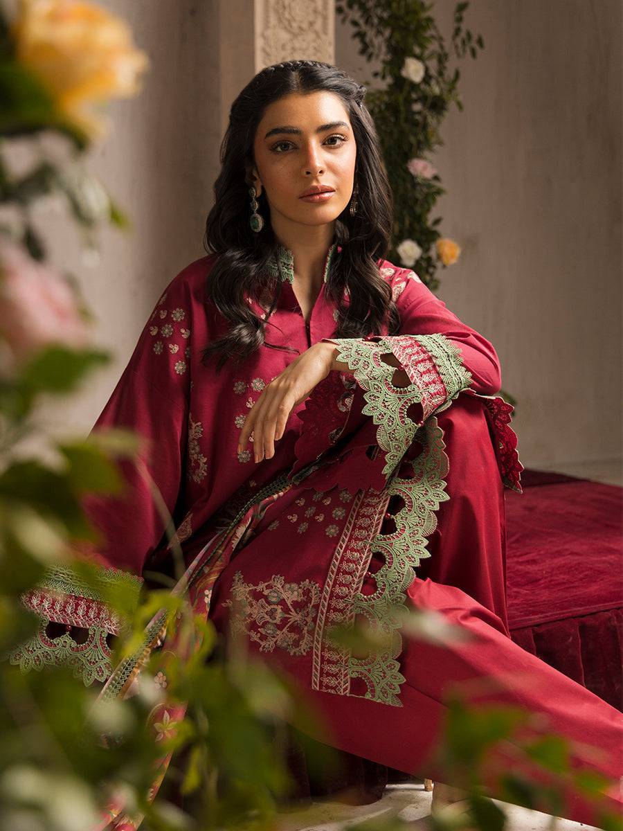Salitex | Eid Edition | D02 - Pakistani Designer Dress - by Salitex | Type: Luxury - 100% Original at Saira Sultan