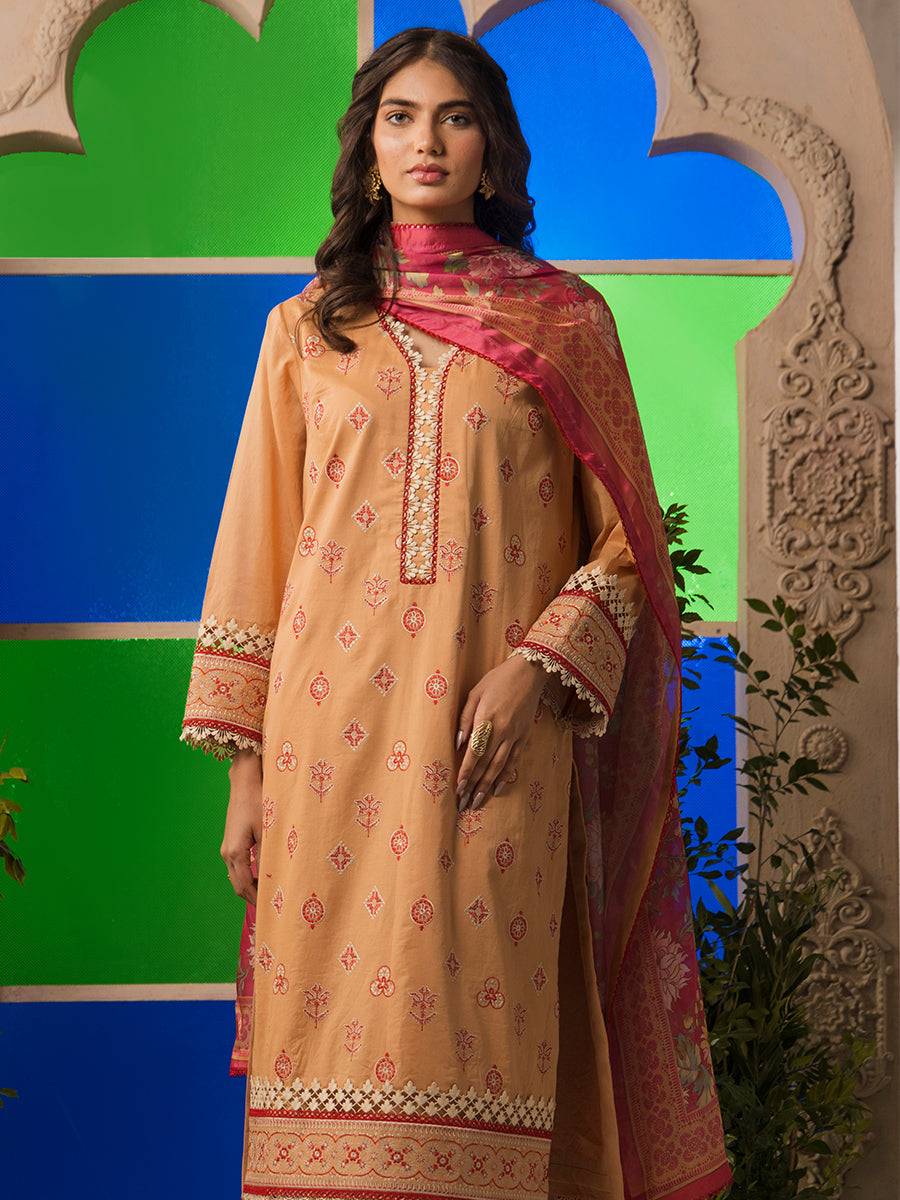 Salitex | Eid Edition | D19 - Pakistani Designer Dress - by Salitex | Type: Luxury - 100% Original at Saira Sultan