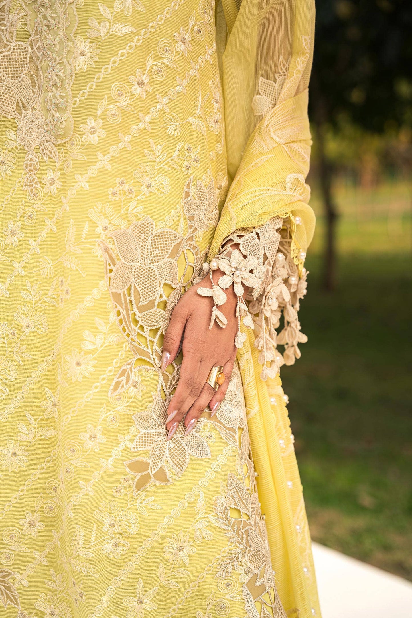 Sana Safinaz | Luxury Collection 24 | L241-010A-3CV - Pakistani Designer Dress - by Sana Safinaz | Type: Luxury - 100% Original at Saira Sultan