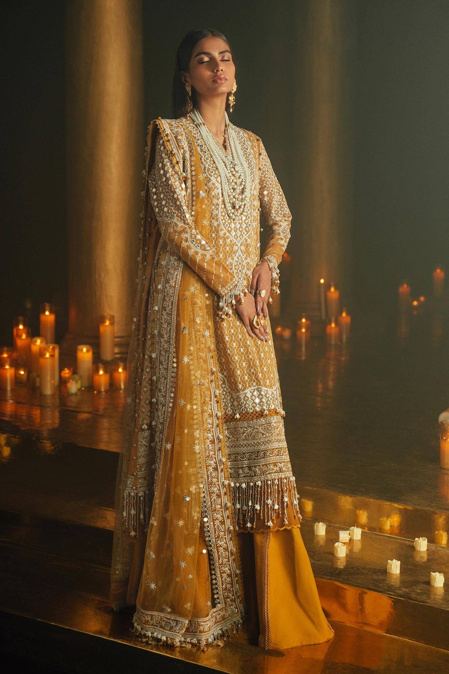 Sana Safinaz | Luxury Collection 24 | L241-002B-3CT - Pakistani Designer Dress - by Sana Safinaz | Type: Luxury - 100% Original at Saira Sultan
