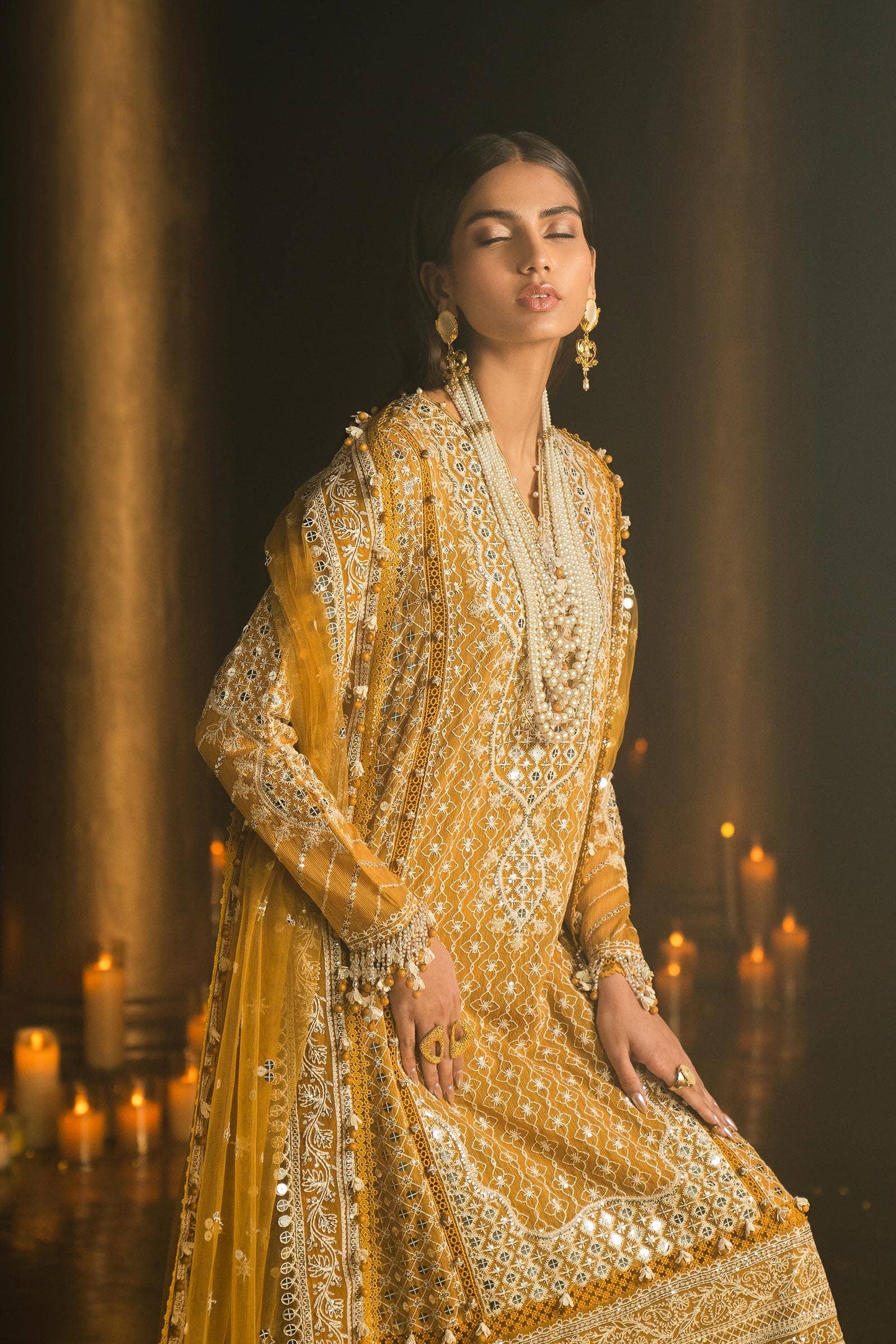 Sana Safinaz | Luxury Collection 24 | L241-002B-3CT - Pakistani Designer Dress - by Sana Safinaz | Type: Luxury - 100% Original at Saira Sultan