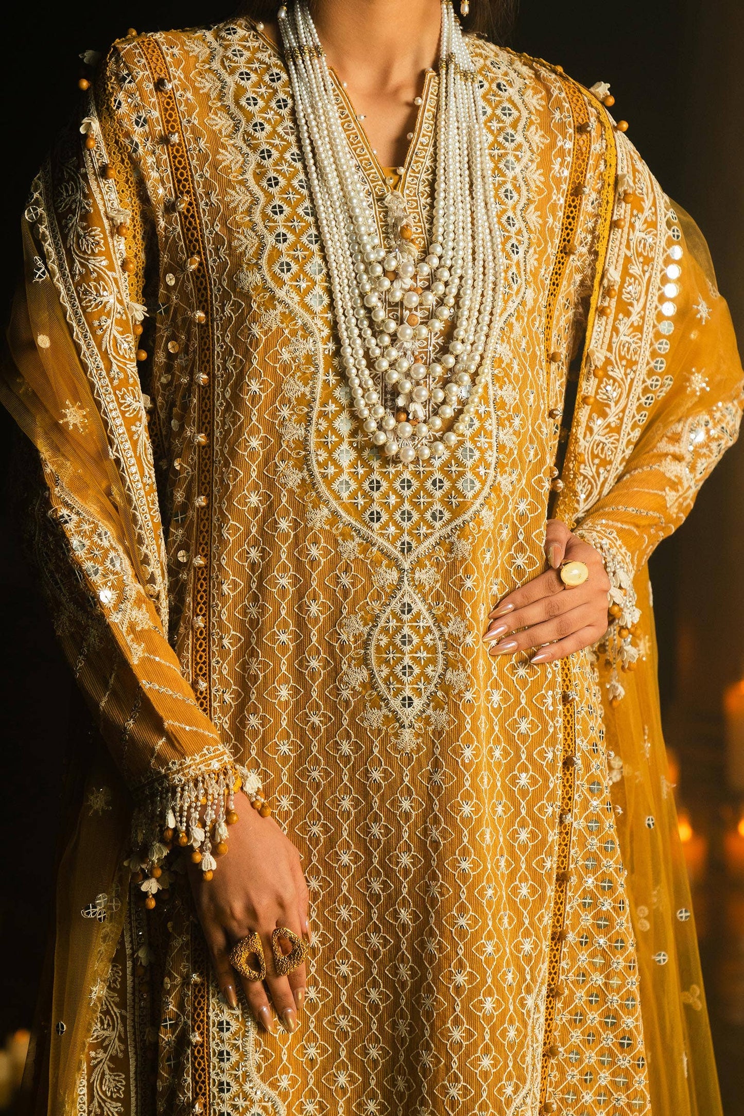 Sana Safinaz | Luxury Collection 24 | L241-002B-3CT - Pakistani Designer Dress - by Sana Safinaz | Type: Luxury - 100% Original at Saira Sultan