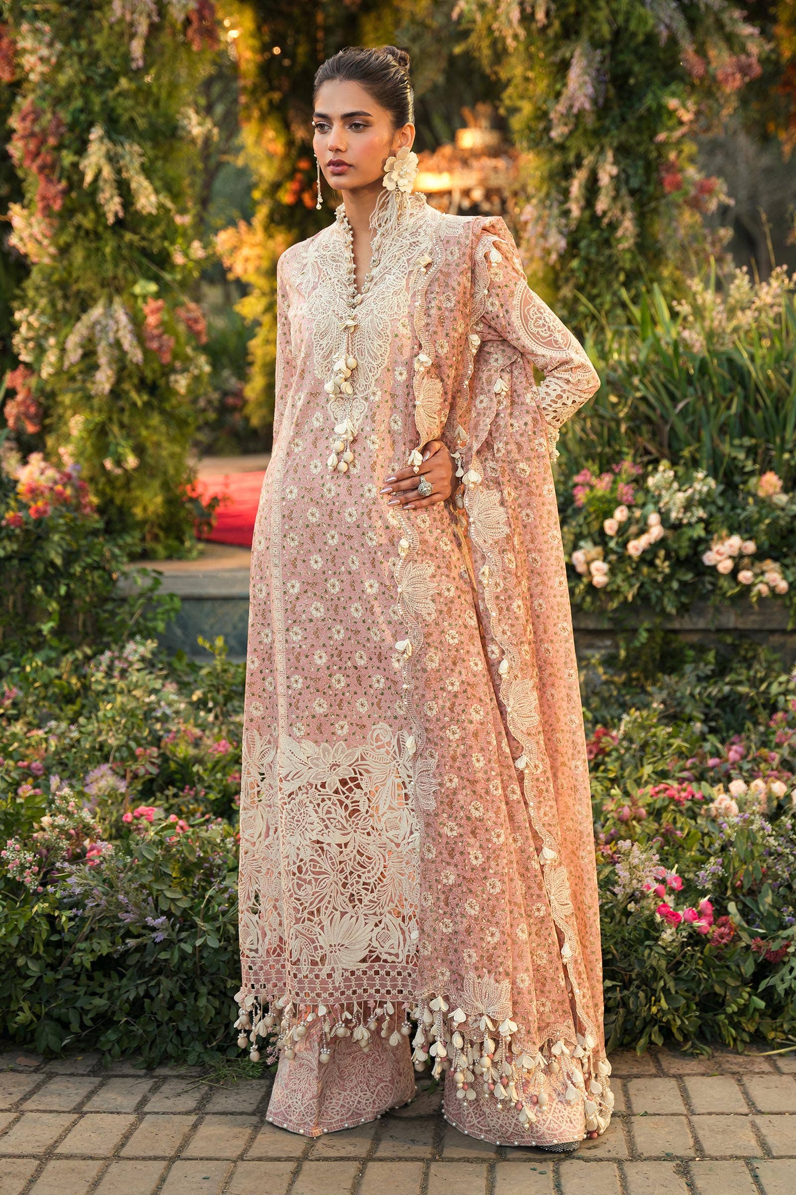 Sana Safinaz | Luxury Collection 24 | L241-005A-3CU - Pakistani Designer Dress - by Sana Safinaz | Type: Luxury - 100% Original at Saira Sultan