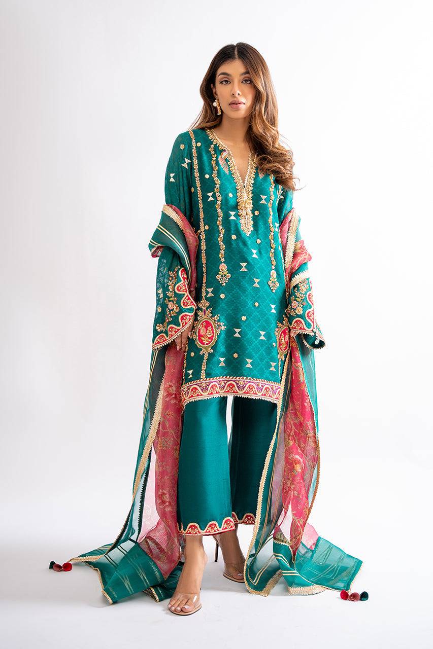 Sania Maskatiya | Eid Collection | Kinza - Pakistani Designer Dress - by Sania Maskatiya | Type: Formal - 100% Original at Saira Sultan