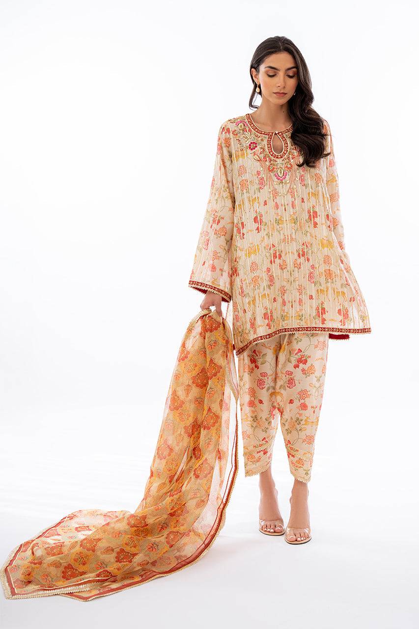 Sania Maskatiya | Eid Collection | Azka - Pakistani Designer Dress - by Sania Maskatiya | Type: Formal - 100% Original at Saira Sultan