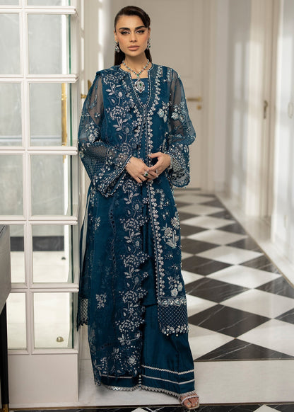 Sardinia | La More 24 | Blue Mirage - Pakistani Designer Dress - by Sardinia | Type: Ladies Clothes - 100% Original at Saira Sultan