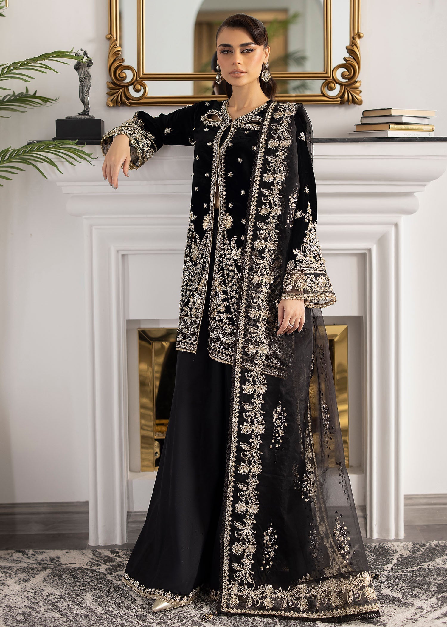 Sardinia | La More 24 | Midnight Lush - Pakistani Designer Dress - by Sardinia | Type: Ladies Clothes - 100% Original at Saira Sultan