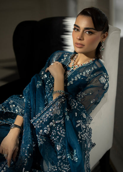 Sardinia | La More 24 | Blue Mirage - Pakistani Designer Dress - by Sardinia | Type: Ladies Clothes - 100% Original at Saira Sultan