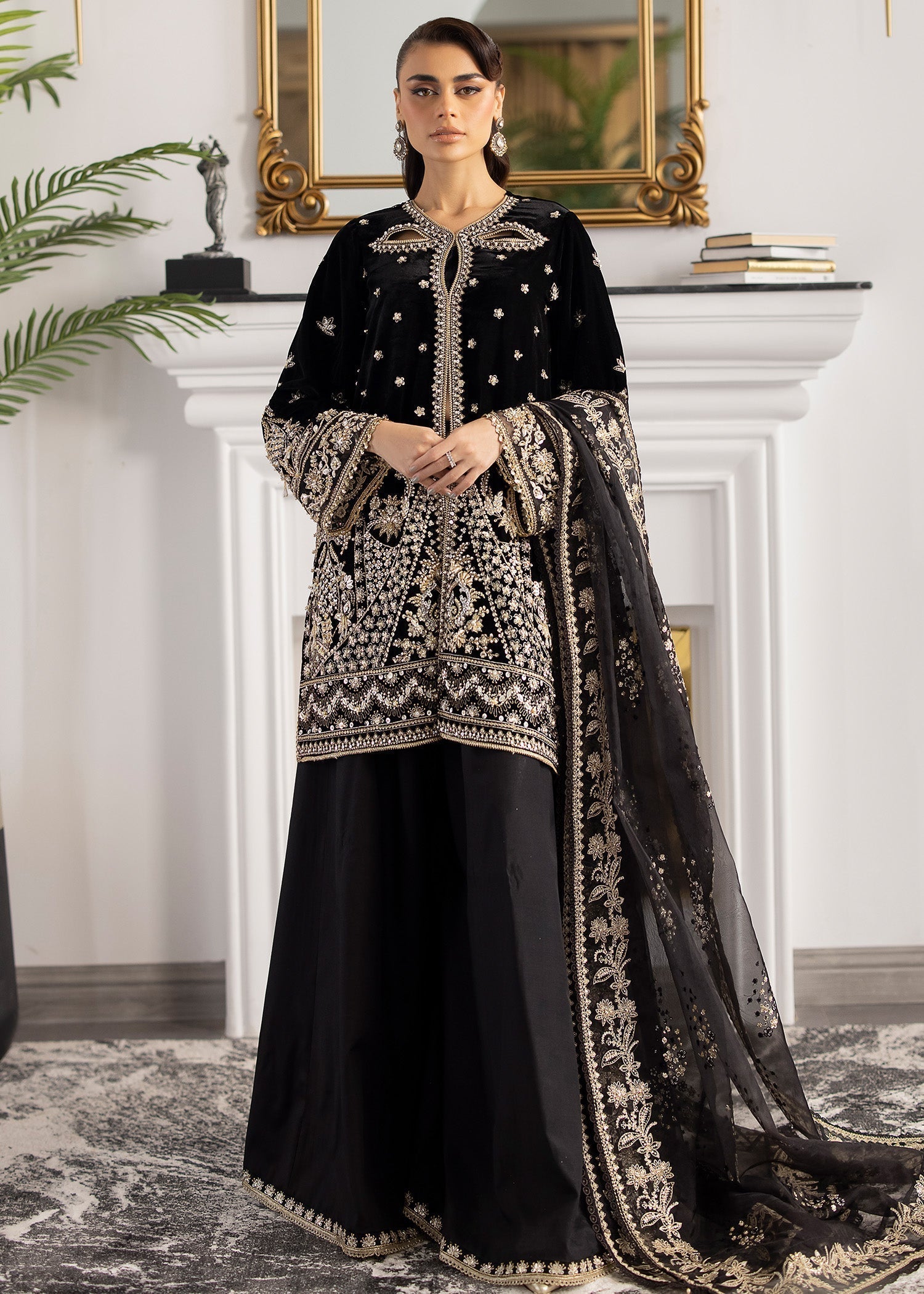 Sardinia | La More 24 | Midnight Lush - Pakistani Designer Dress - by Sardinia | Type: Ladies Clothes - 100% Original at Saira Sultan