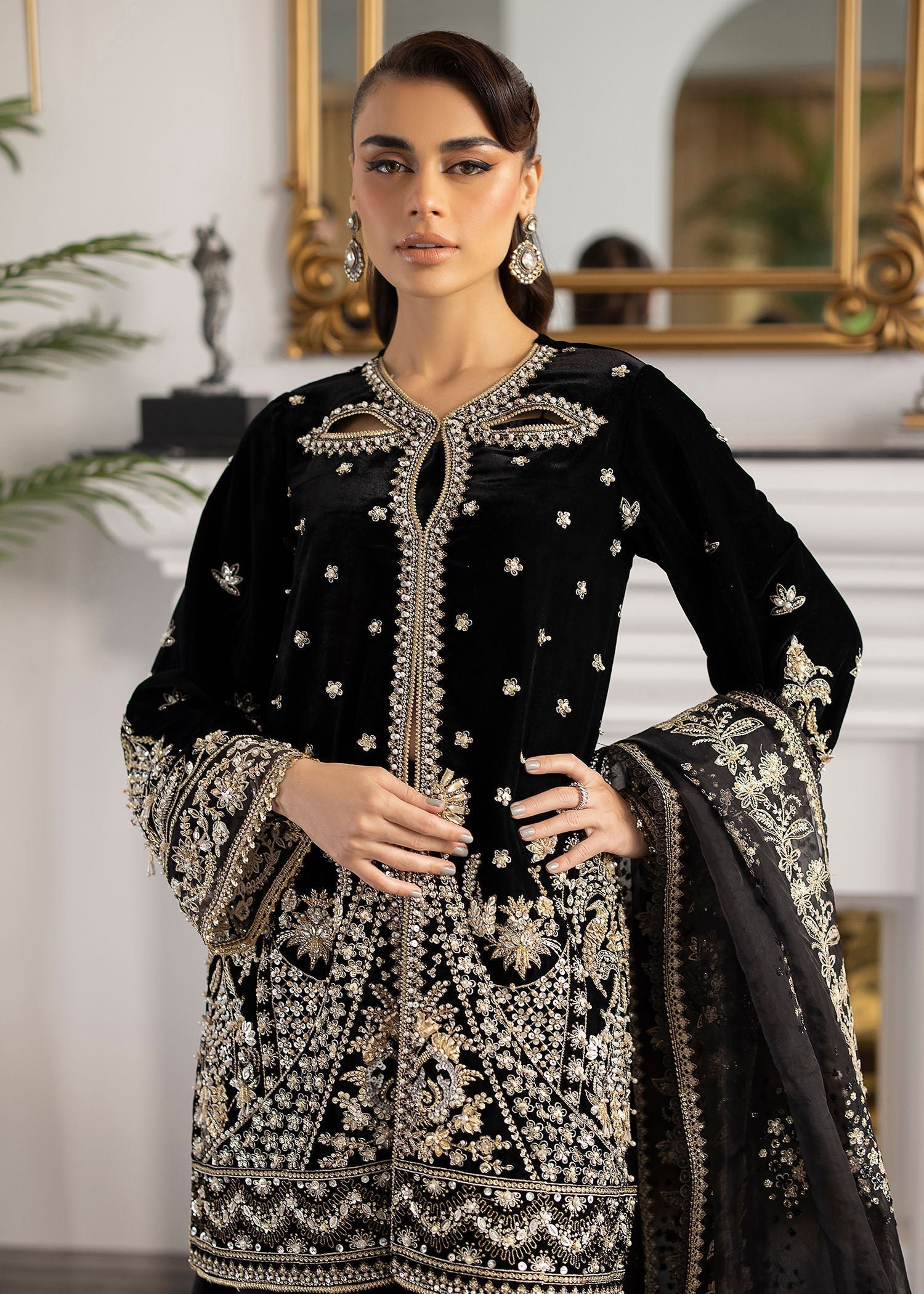 Sardinia | La More 24 | Midnight Lush - Pakistani Designer Dress - by Sardinia | Type: Ladies Clothes - 100% Original at Saira Sultan