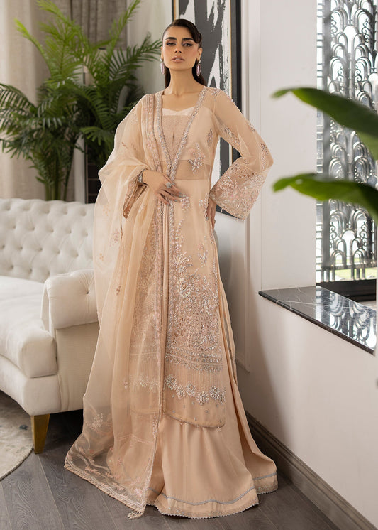 Sardinia | La More 24 | Peach Blossom - Pakistani Designer Dress - by Sardinia | Type: Ladies Clothes - 100% Original at Saira Sultan