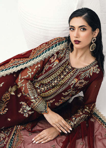 Sahane | Savoir Luxury Formals | CT-140002 Rouge - Savoir - Pakistani Designer Dress - by Sahane | Type: Formal - 100% Original at Saira Sultan