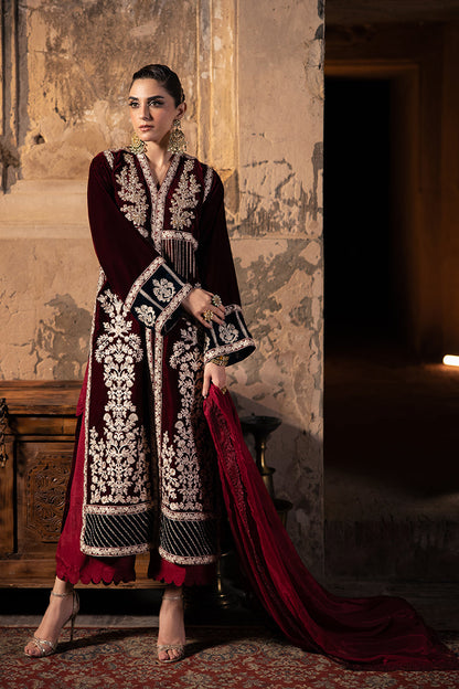 Azure | Vogue Formals | Scarlet Majesty XS Maroon Velvet