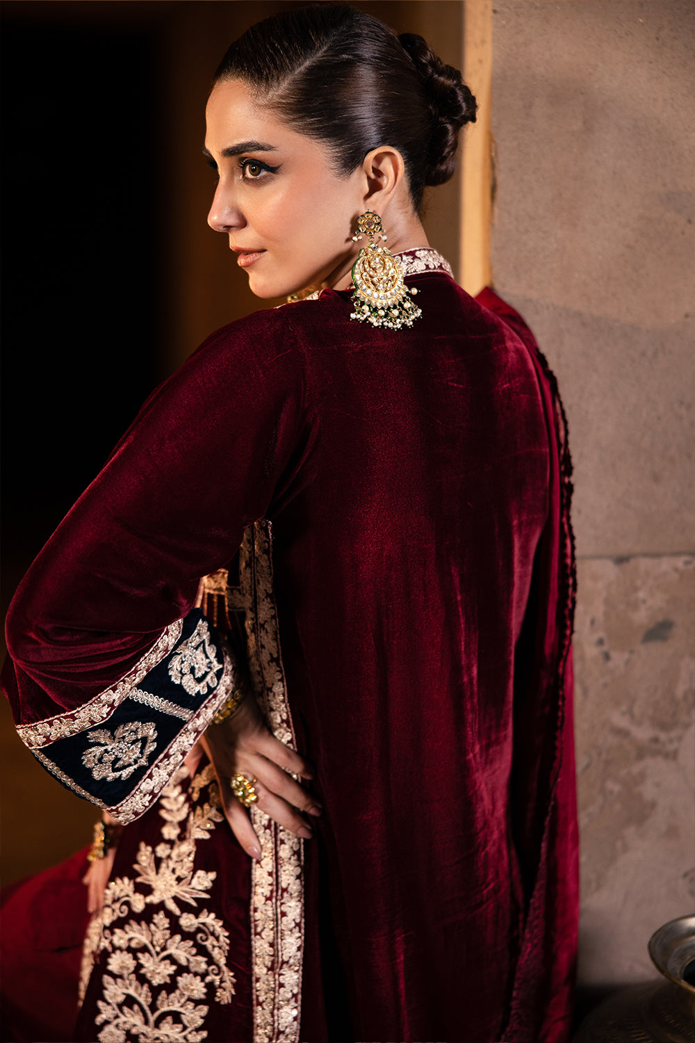 Azure | Vogue Formals | Scarlet Majesty M Maroon Velvet