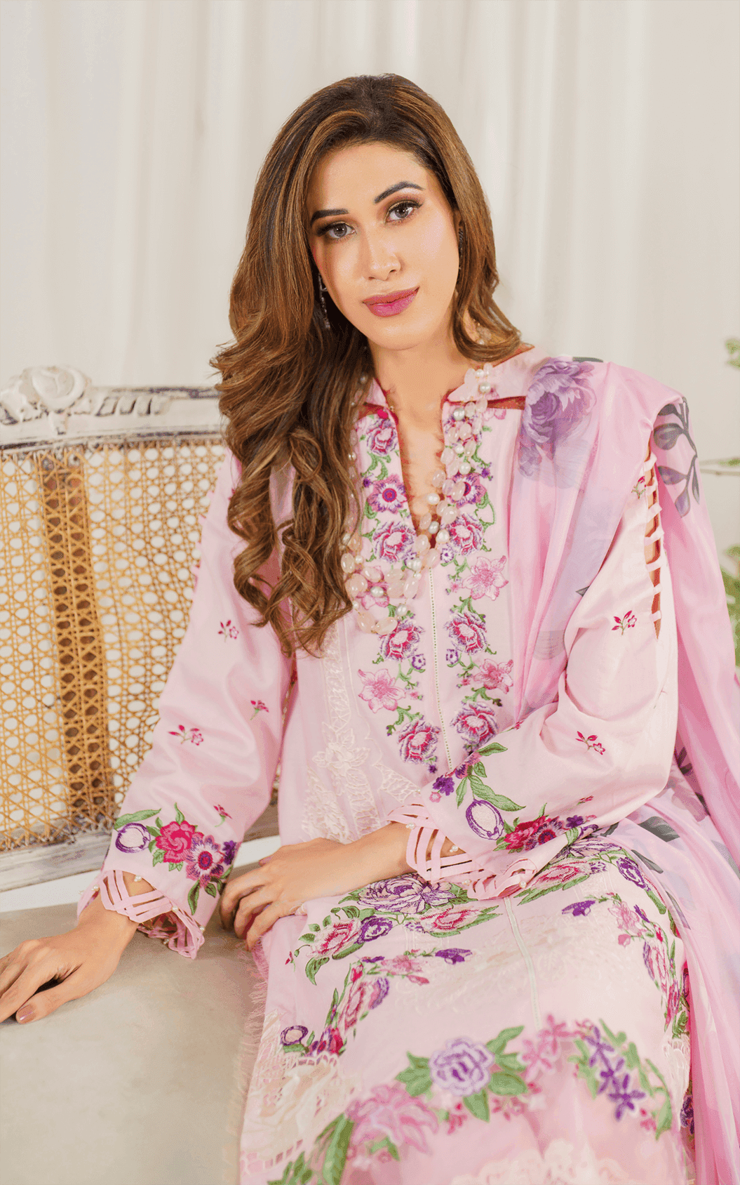 Asifa and Nabeel | Pretty in Pink Limited Edition | Sedum (PP-9) - Pakistani Designer Dress - by Asifa and Nabeel | Type: Luxury - 100% Original at Saira Sultan