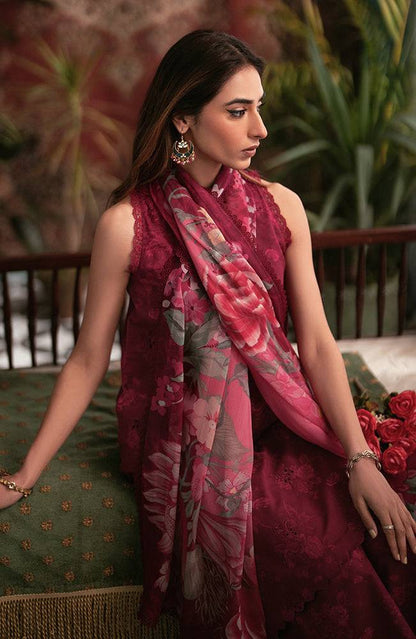 Seran | Afsanah Lawn 24 | Ruby - Pakistani Designer Dress - by Seran | Type: Luxury - 100% Original at Saira Sultan