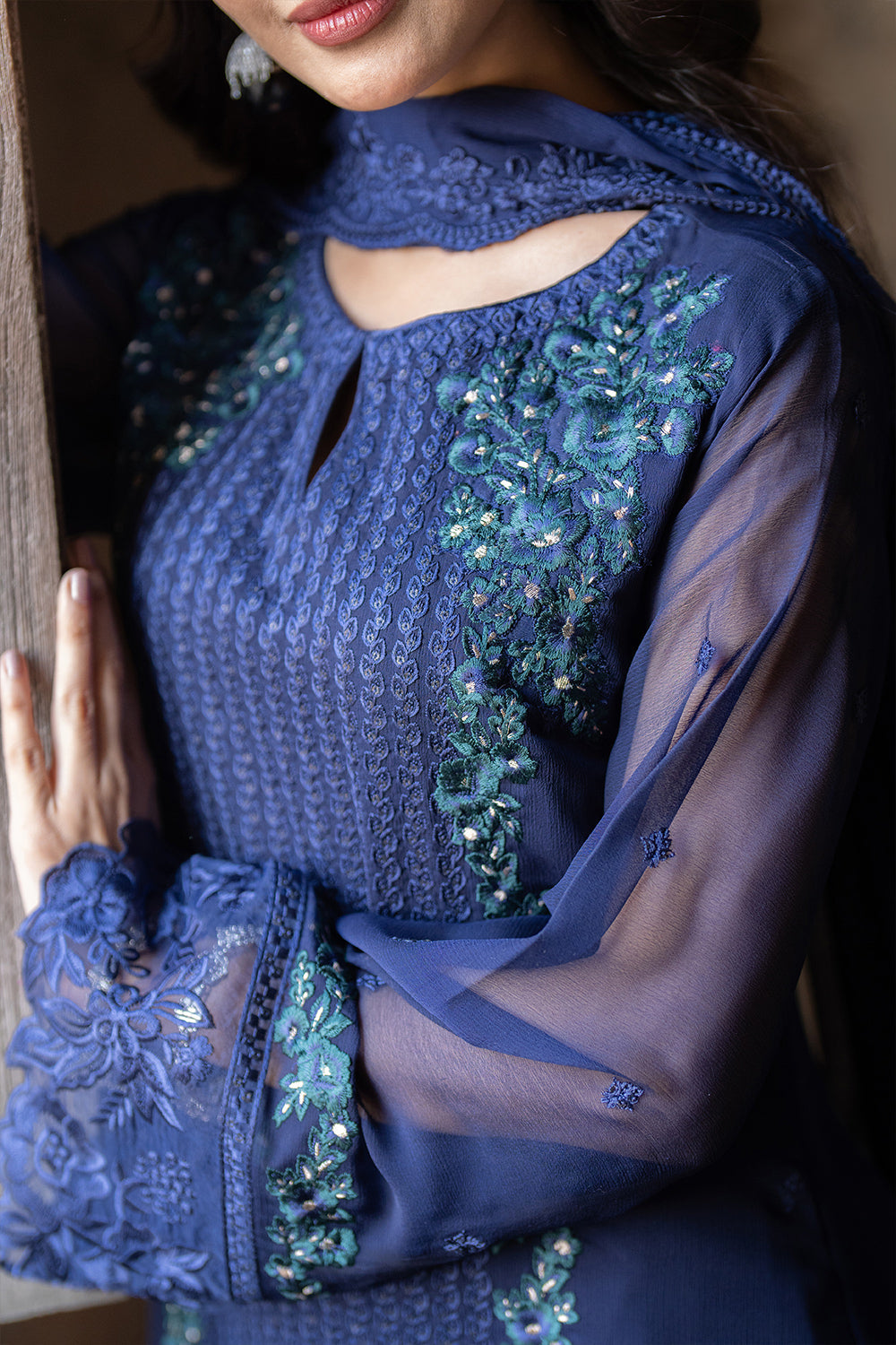 Azure | Ensembles | Serene Sapphire - Pakistani Designer Dress - by Azure - Type : Ladies Clothes - 100% Original at Saira Sultan