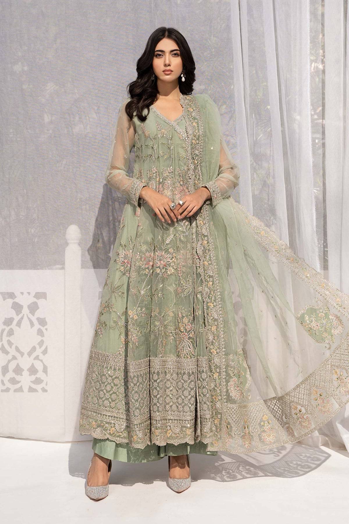 Maria B | Formal Wears | SF-EF24-19 - Pakistani Designer Dress - by Maria B | Type: Formal - 100% Original at Saira Sultan