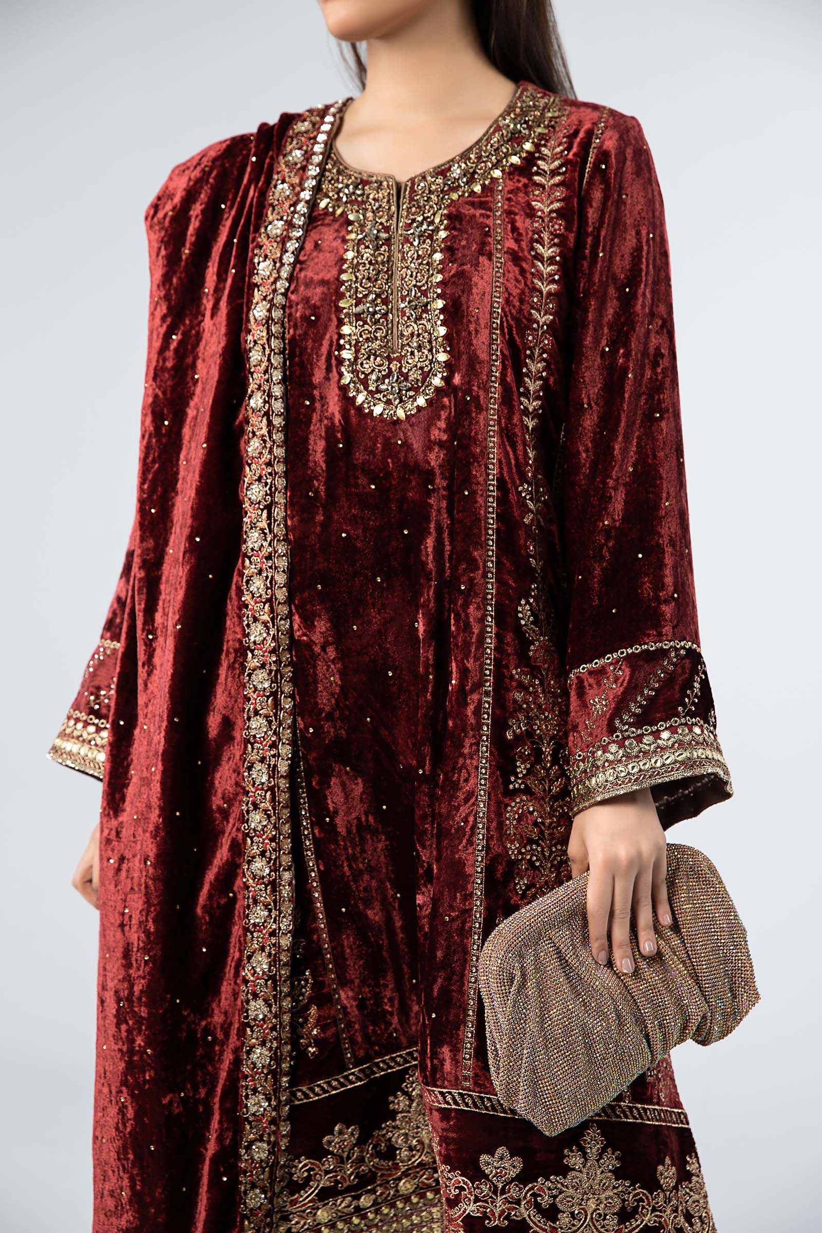 Maira B | Ready to Wear | SF-W24-14 M Maroon