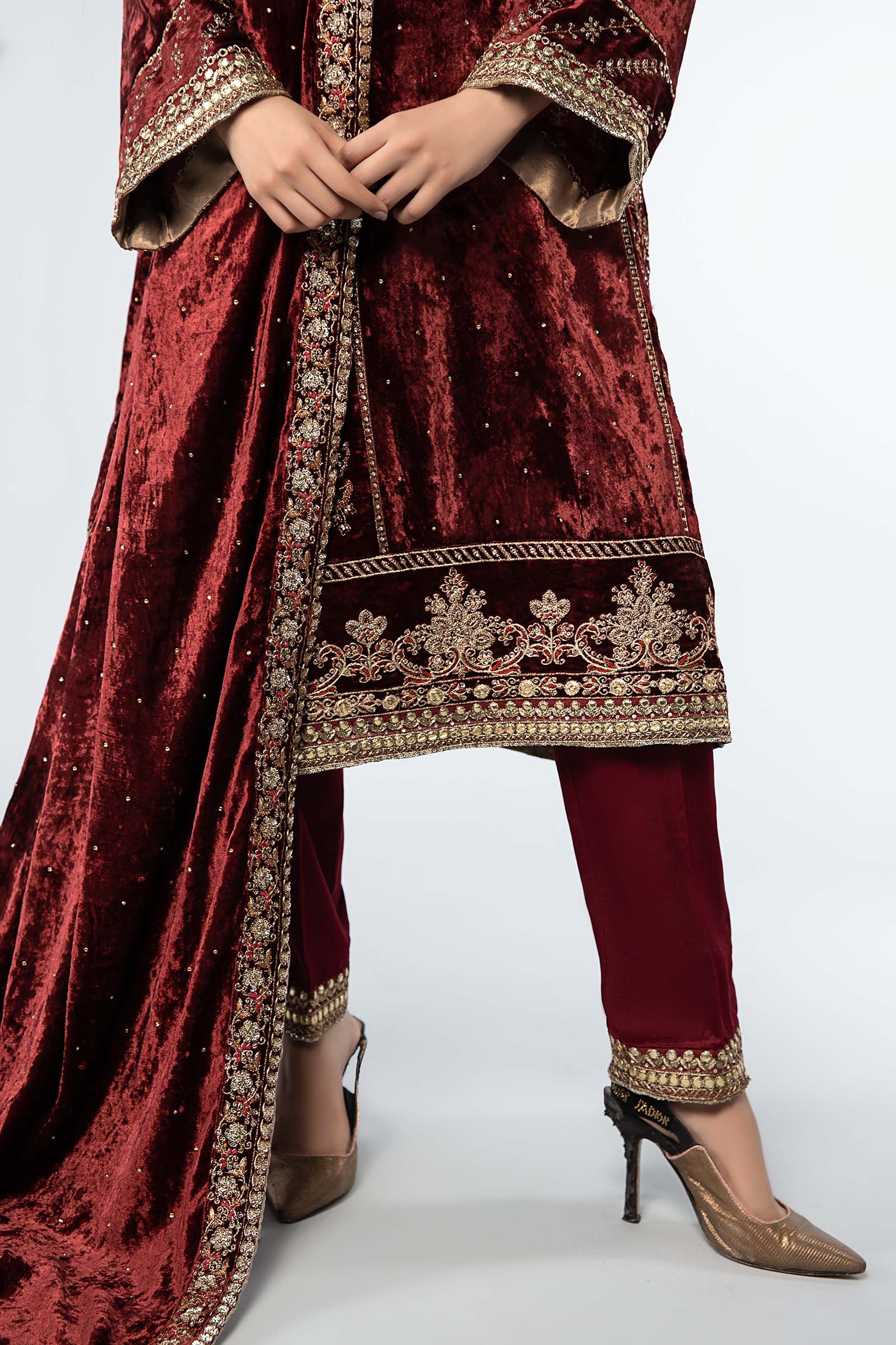 Maira B | Ready to Wear | SF-W24-14 L Maroon