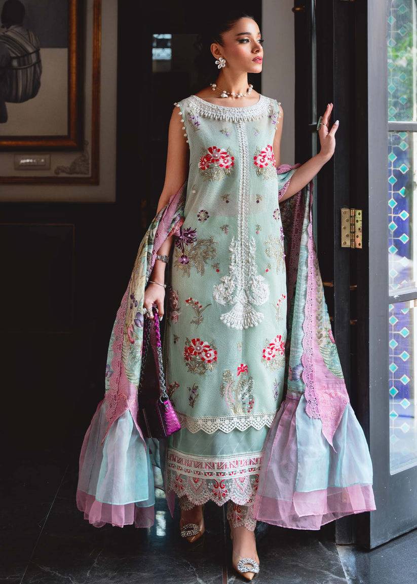 Shiza Hassan | Aira Luxury Pret | Azure - Pakistani Designer Dress - by Shiza Hassan | Type: Formal - 100% Original at Saira Sultan