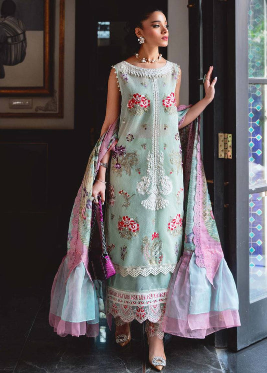 Shiza Hassan | Aira Luxury Pret | Azure - Pakistani Designer Dress - by Shiza Hassan | Type: Formal - 100% Original at Saira Sultan