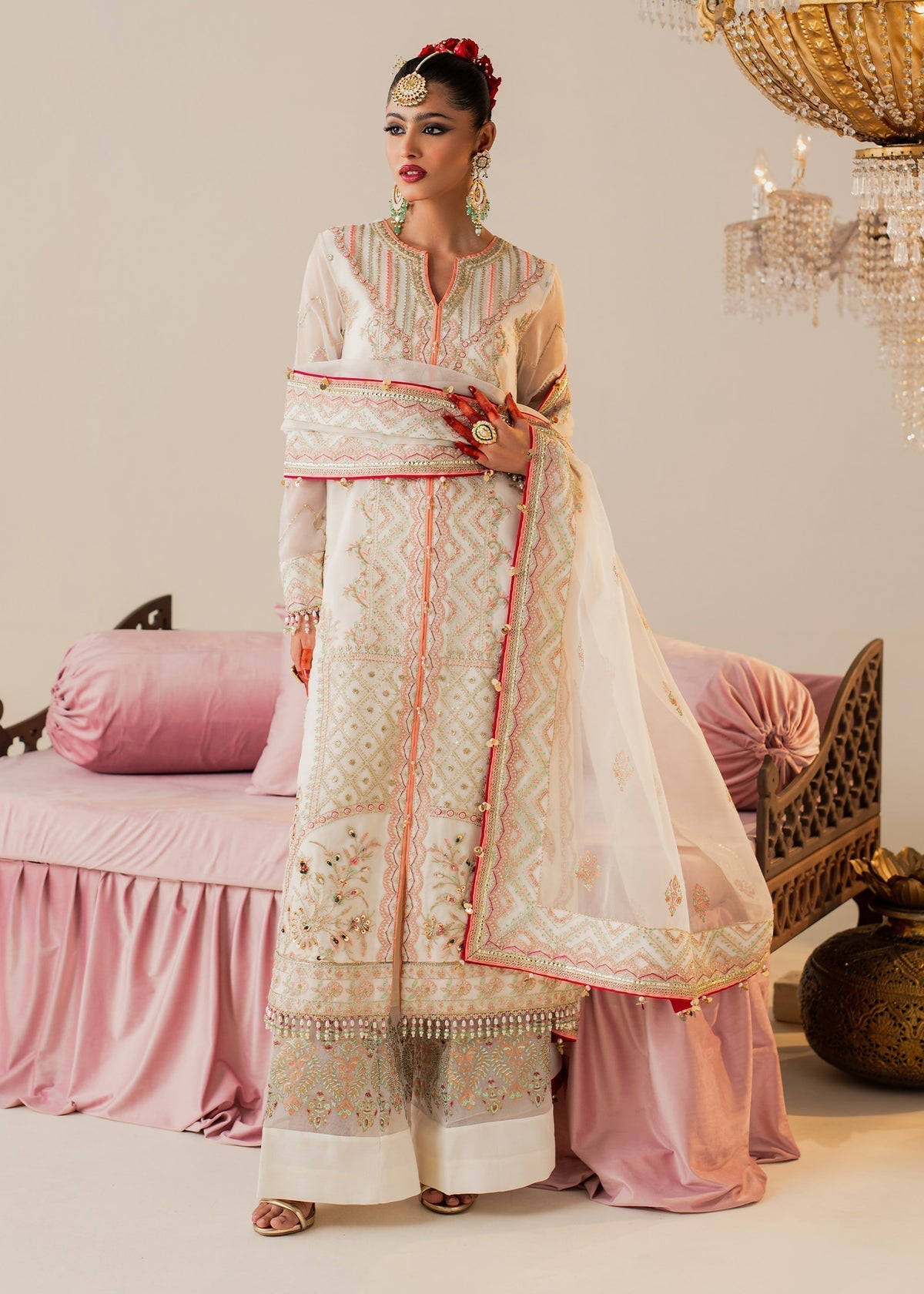 Shurooq | Zara Edit 24 | Nayna XL Ivory Organza