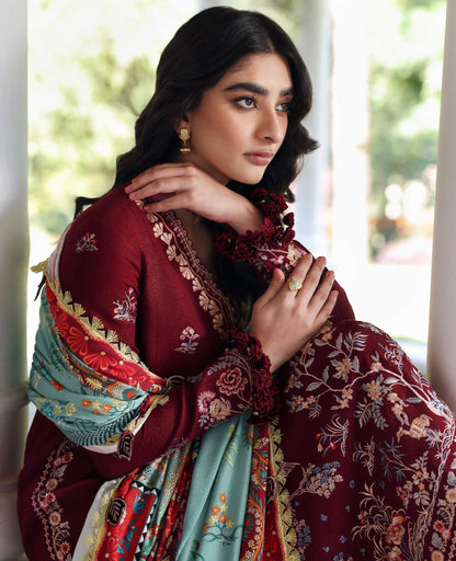 Republic Womenswear | Amaris Luxury Shawl 25 | Sienna by Republic Womenswear - Designer Dress  - Type : Ladies Clothes - Available at Saira Sultan - 100% Original 