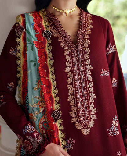 Republic Womenswear | Amaris Luxury Shawl 25 | Sienna by Republic Womenswear - Designer Dress  - Type : Ladies Clothes - Available at Saira Sultan - 100% Original 