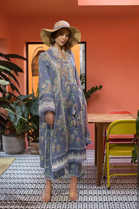 Sobia Nazir | Summer Vital 24 | 9B - Pakistani Designer Dress - by Sobia Nazir | Type: Luxury - 100% Original at Saira Sultan