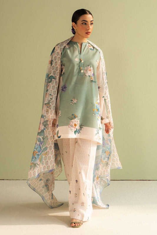 Zara Shahjahan | Coco Prints 25 | Sofia-2A XS Light Pistachio Lawn
