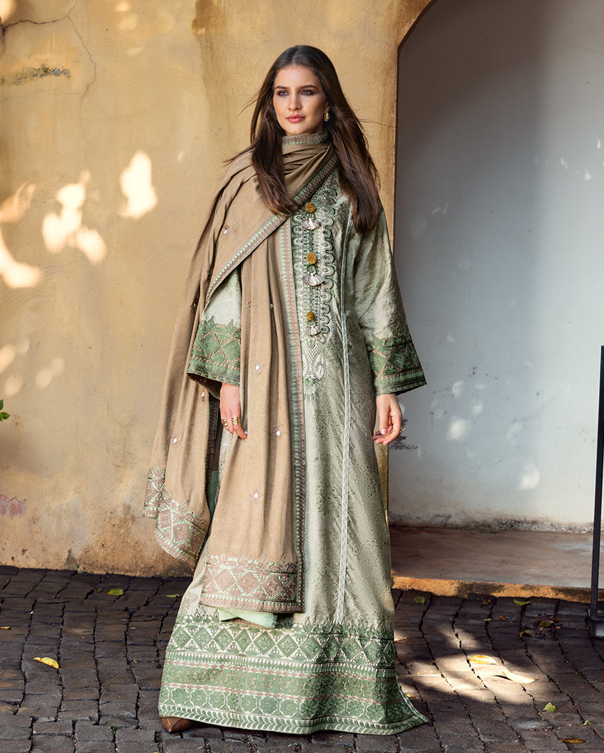 Mushq | Winter Broadway 25 | Solare - Pakistani Designer Dress - by Mushq - Type : Ladies Clothes - 100% Original at Saira Sultan