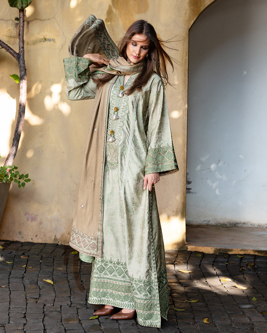 Mushq | Winter Broadway 25 | Solare - Pakistani Designer Dress - by Mushq - Type : Ladies Clothes - 100% Original at Saira Sultan