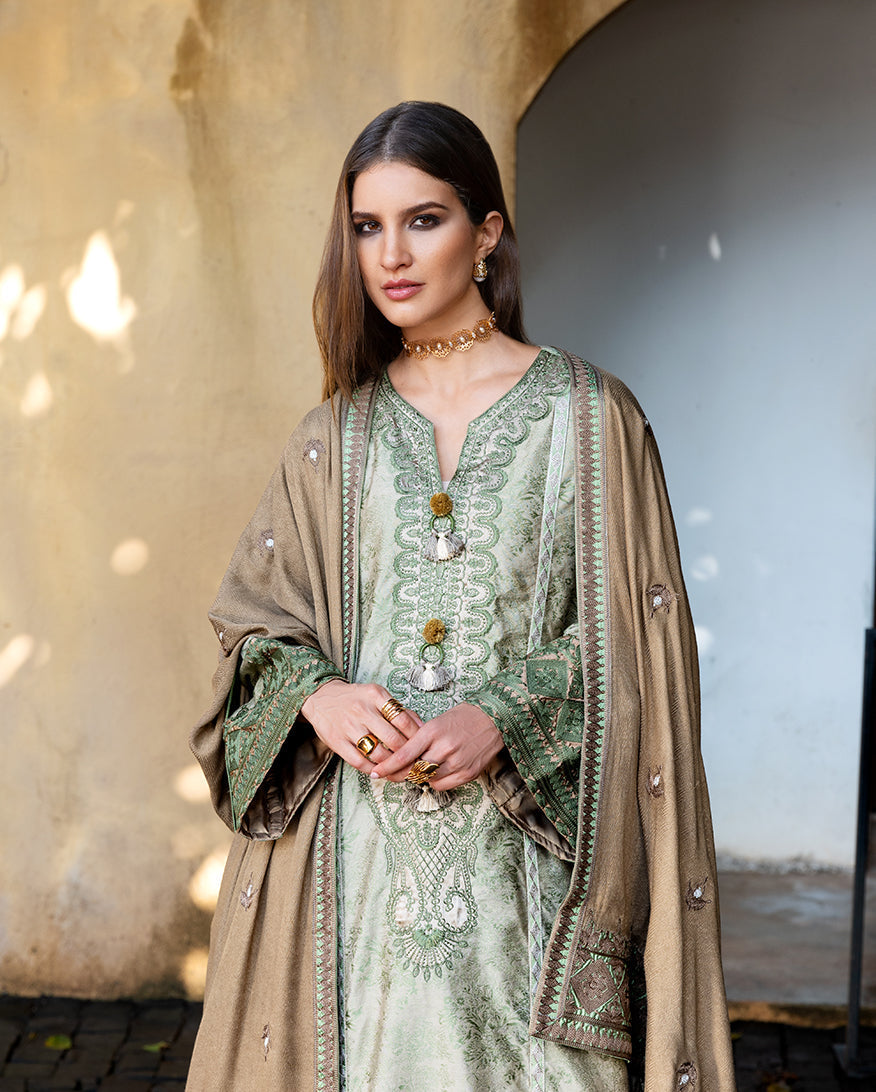 Mushq | Winter Broadway 25 | Solare - Pakistani Designer Dress - by Mushq - Type : Ladies Clothes - 100% Original at Saira Sultan