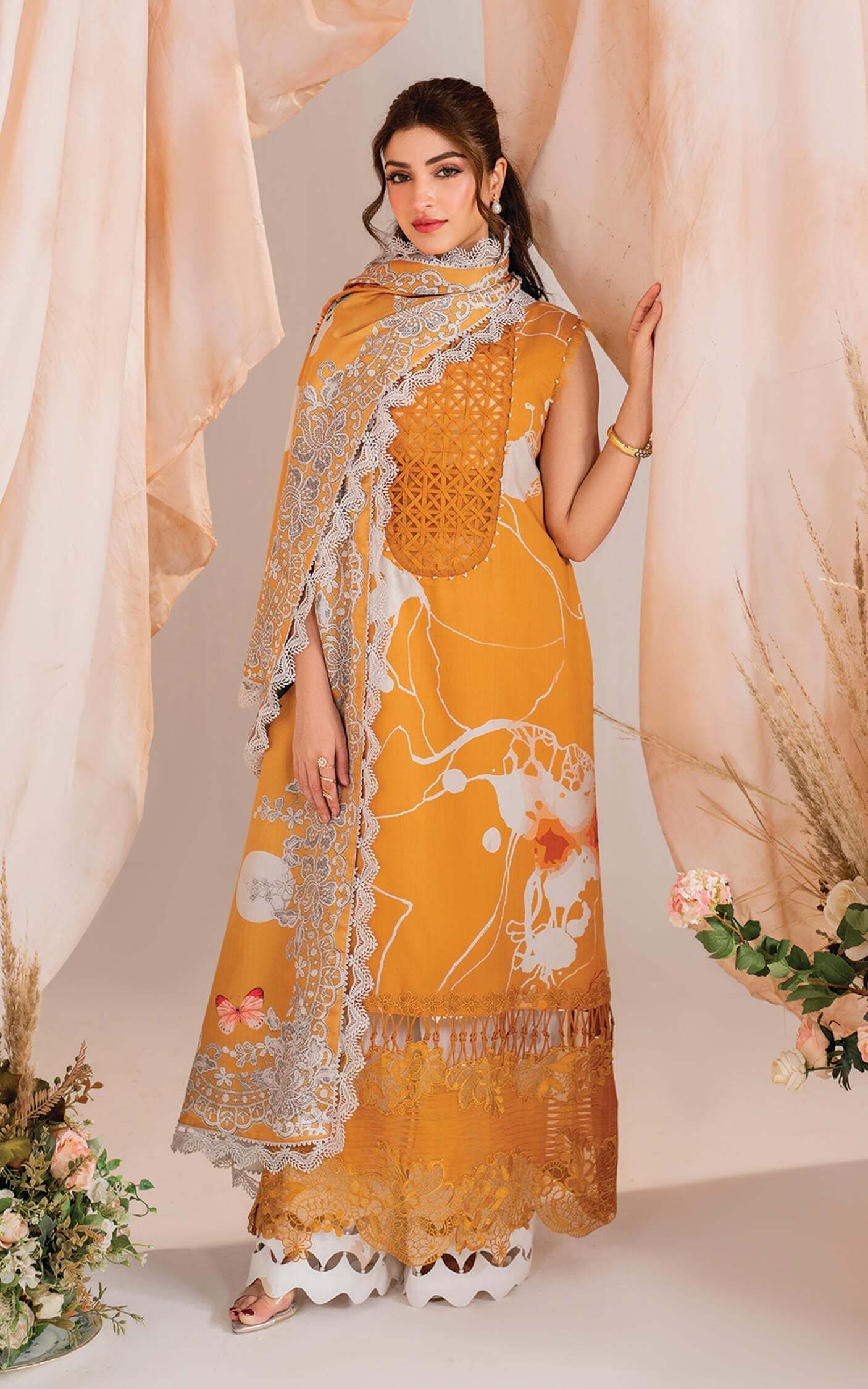 Asifa and Nabeel | Winter Meraki 24 | Solstice-MW-08 - Pakistani Designer Dress - by Asifa and Nabeel | Type: Ladies Clothes - 100% Original at Saira Sultan
