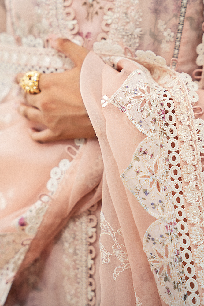 Suffuse | Casual Pret Fall 24 | SUHER S Pale Peach Lawn