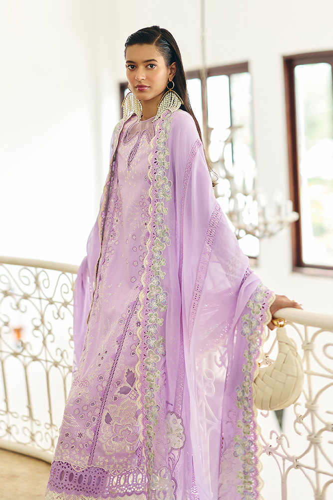 Suffuse | Casual Pret Fall 24 | ERZA XL Lilac Jacquard