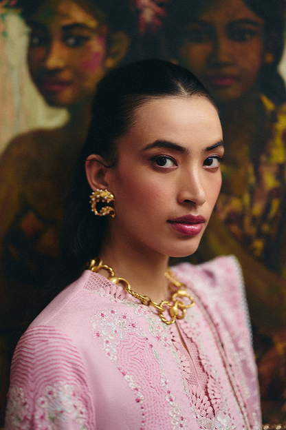 Suffuse | Casual Pret Fall 24 | ALAILA L Soft Pink Jacquard