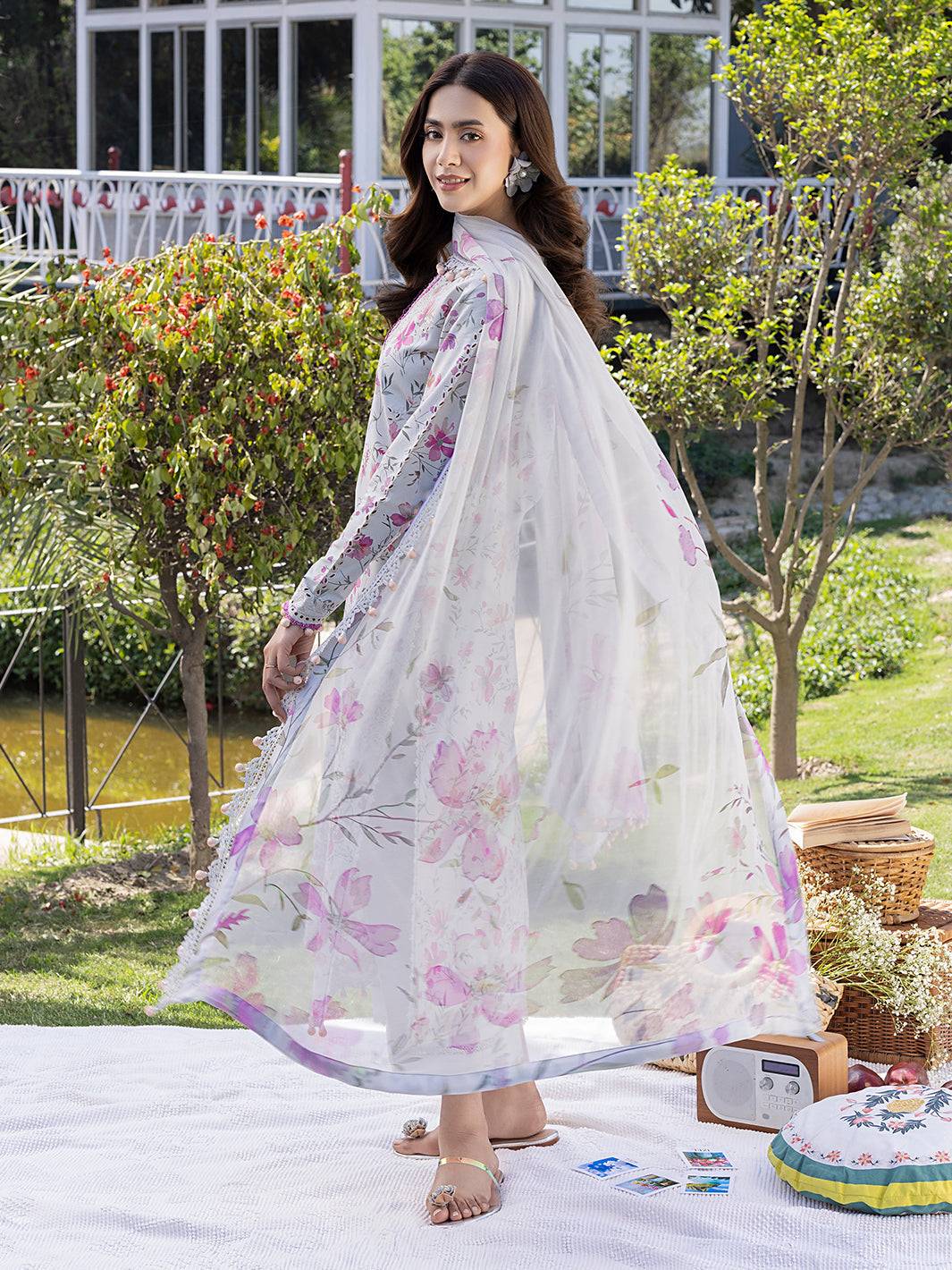 Izel | Oh Spring Lawn 25 | SUNLIT - Pakistani Designer Dress - by Izel | Type: Ladies Clothes - 100% Original at Saira Sultan