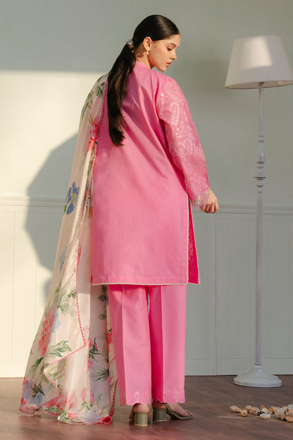 Zara Shahjahan | Coco Lawn 25 | TINA-3A S Soft Pink Lawn