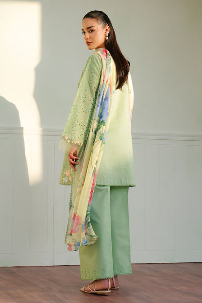 Zara Shahjahan | Coco Lawn 25 | TINA-3B S Mint Green Lawn