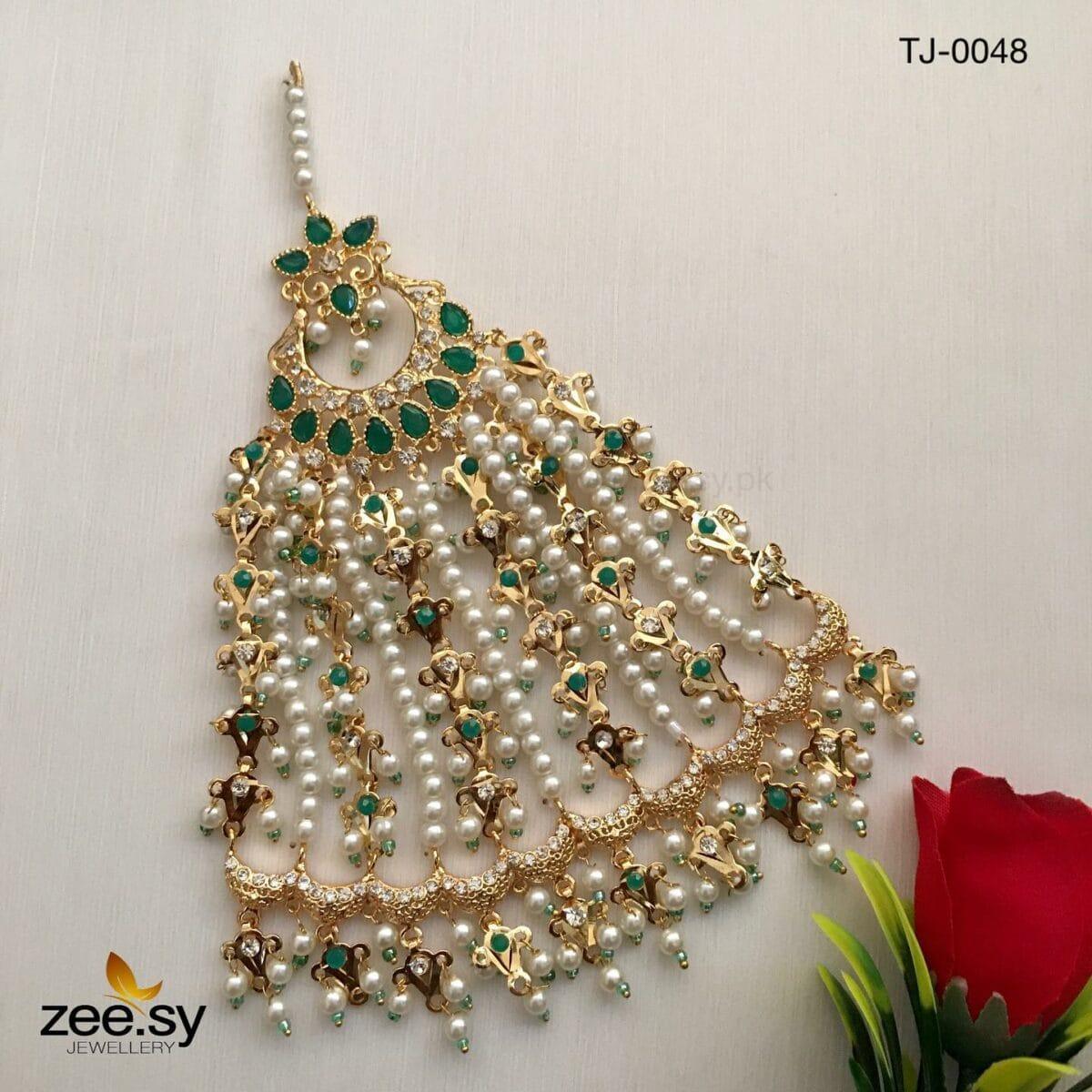 Peacock Jhumar-0048 Green