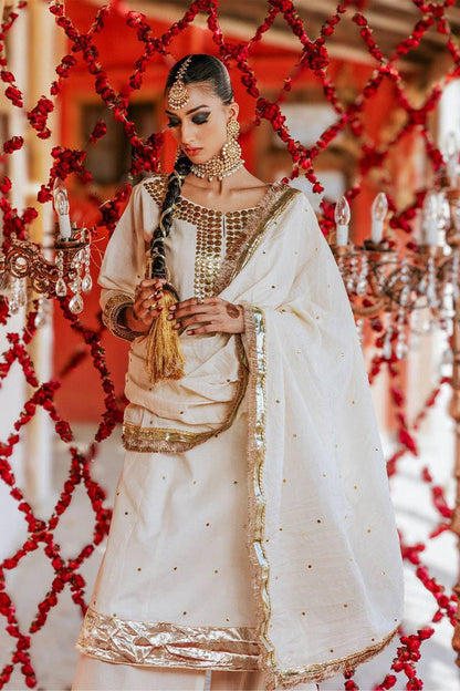 The Pink Tree Company | Gota Tikli | RANI HAAR - Pakistani Designer Dress - by The Pink Tree Company | Type: Formal - 100% Original at Saira Sultan