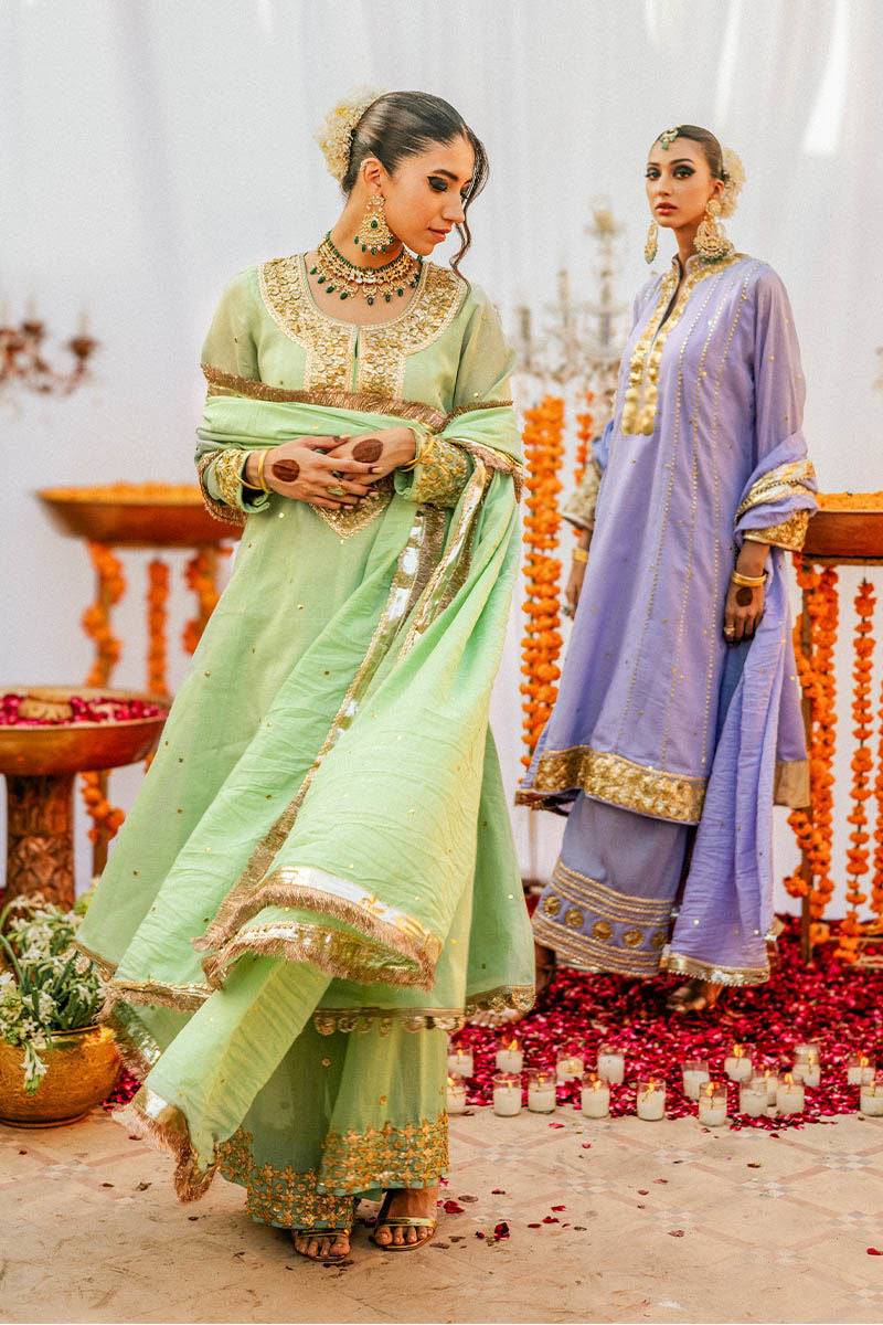 The Pink Tree Company | Gota Tikli | AARSI - Pakistani Designer Dress - by The Pink Tree Company | Type: Formal - 100% Original at Saira Sultan
