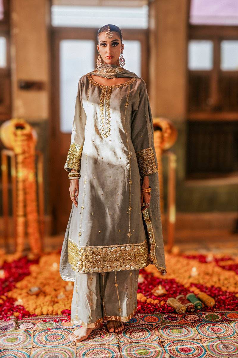 The Pink Tree Company | Gota Tikli | KARAN PHOOL - Pakistani Designer Dress - by The Pink Tree Company | Type: Formal - 100% Original at Saira Sultan
